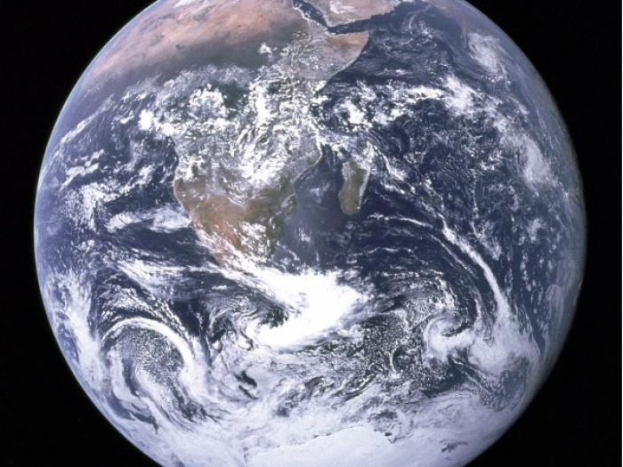 Image of the earth from space. 